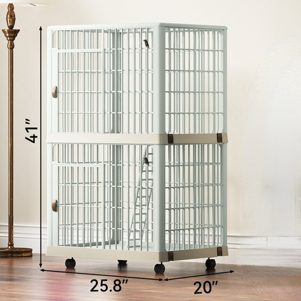 YITAHOME 2 Tier Outdoor Portable Cat Cage Wayfair
